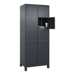 C+P Schließfachschrank Classic PLUS 10 Fächer 1950 x 800 x 500 mm 7016/7016