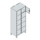 C+P Schließfachschrank Classic PLUS 10 Fächer 1950 x 800 x 500mm weiß