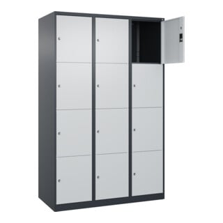 C+P Schließfachschrank Classic PLUS, Gefach oben 453 mm