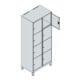 C+P Schließfachschrank Classic PLUS 8 Fächer 1950 x 800 x 500 mm anthrazitgrau