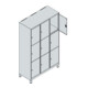 C+P Schließfachschrank Classic PLUS 9 Fächer 1950 x 1200 x 500 mm 7016/7035