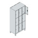 C+P Schließfachschrank Classic PLUS 9 Fächer 1950 x 900 x 500 mm weiß