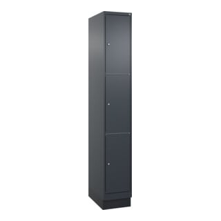 C+P Schließfachschrank Classic PLUS, Sockel, Gefach oben 599 mm