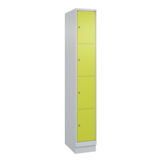 C+P Schließfachschrank Classic PLUS, Sockel, Gefach oben 453 mm