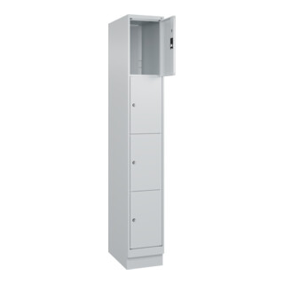 C+P Schließfachschrank Classic PLUS, Sockel, Gefach oben 453 mm