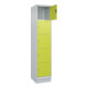 C+P Schließfachschrank Classic PLUS, Sockel, 1 Abteil, 1950x400x500mm, 7035/0024 Innenhöhe Gefach oben (oberes 365 mm Front 1108060 RDS Viridingrün-4