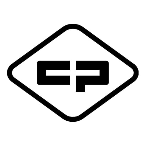 C+P Schwarz-Weiß-Spind Classic PLUS, 2 Abteile, 1850x600x500mm, 7016/7016 Verschluss Sicherheits-Drehriegel