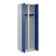 C+P Schwarz-Weiß-Spind Classic PLUS, 2 Abteile, 1850x600x500mm, 7035/5010 Verschluss Zylinderschloss-4