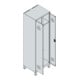 C+P Schwarz-Weiß-Spind Classic PLUS 2 Abteile 1950 x 600 x 500mm 9016/9016