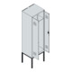 C+P Schwarz-Weiß-Spind Classic PLUS, Gestell, 2 Abteile, 2120x600x500mm, 7035/70 Front RAL 7016 Anthrazitgrau Verschluss Sicherheits-Drehriegel-2