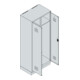 C+P Schwarz-Weiß-Spind Classic PLUS, Sockel, 2 Abteile, 1950x800x500mm, 7035/701 Front RAL 7016 Anthrazitgrau Verschluss Zylinderschloss-4