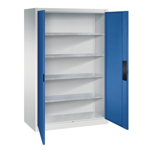 C+P Schwerlastschrank Acurado, 1950x1200x600mm, 7035/5010