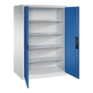 C+P Schwerlastschrank Acurado, 1950x1200x800mm, 7035/5010