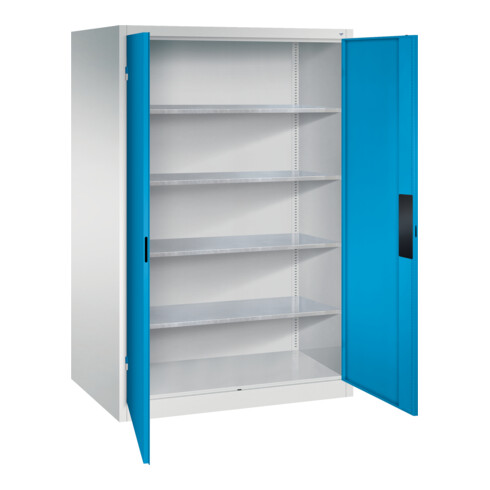 C+P Schwerlastschrank Acurado, 1950x1200x800mm, 7035/5012