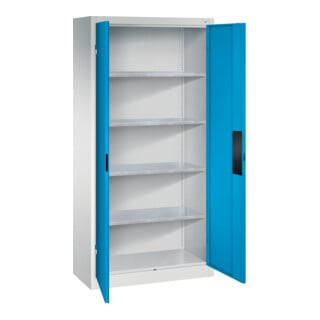 C+P Schwerlastschrank Acurado, 1950x930x400mm, 7035/5012