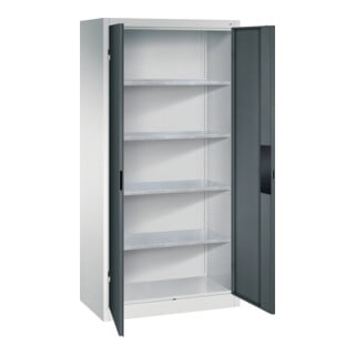 C+P Schwerlastschrank Acurado, 1950x930x500mm, 7035/7016