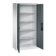 C+P Schwerlastschrank Acurado, 1950x930x500mm, 7035/7016-1