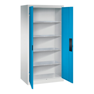 C+P Schwerlastschrank Acurado, 1950x930x600mm, 7035/5012