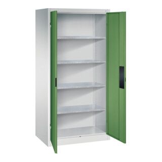 C+P Schwerlastschrank Acurado, 1950x930x600mm, 7035/6011