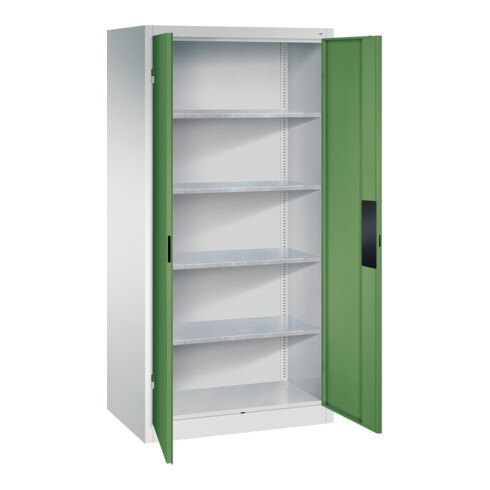 C+P Schwerlastschrank Acurado, 1950x930x600mm, 7035/6011