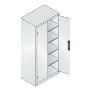 C+P Schwerlastschrank Acurado, 1950x930x600mm, 7035/6011-5