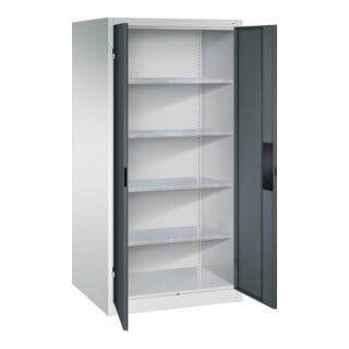 C+P Schwerlastschrank Acurado, 1950x930x800mm, 7035/7016