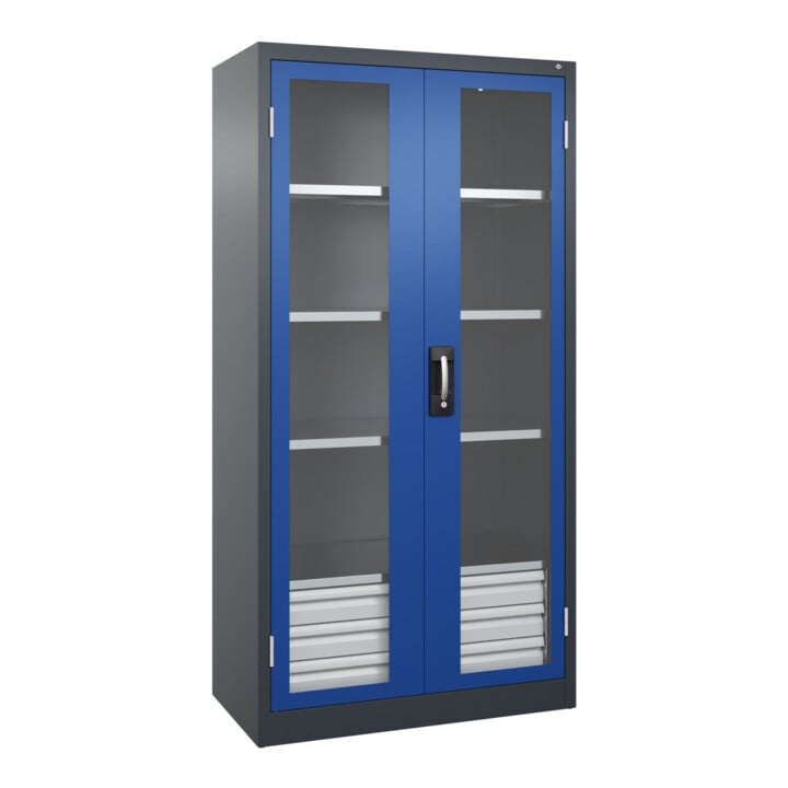 C+P Schwerlastschrank Acurado Pro 1950 x 1000 x 500 mm 7016/5010