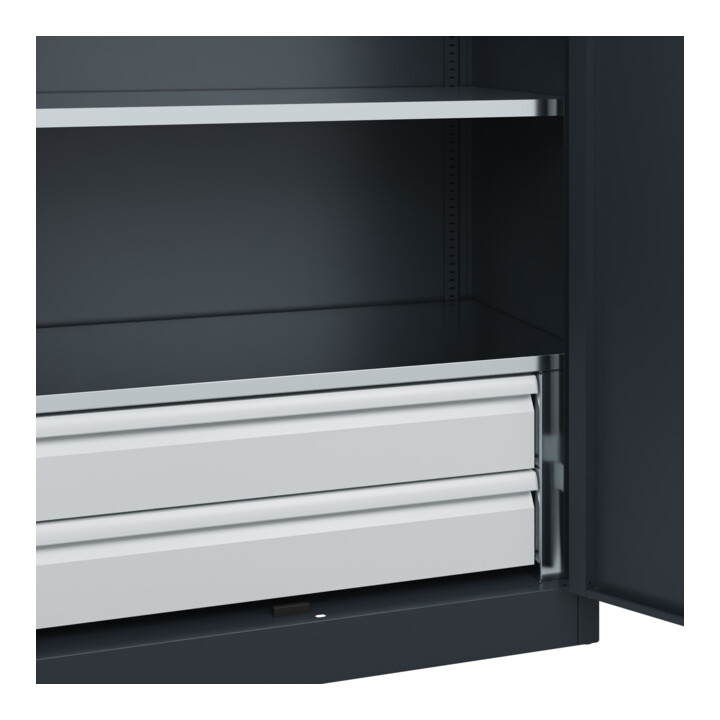C+P Schwerlastschrank Acurado Pro 1950 x 1000 x 500 mm 7016/7016