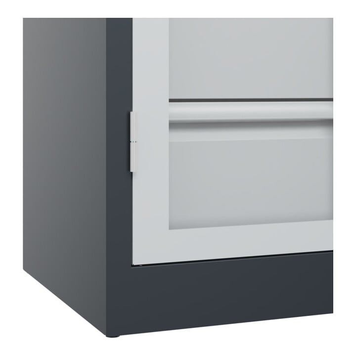 C+P Schwerlastschrank Acurado Pro 1950 x 1000 x 500 mm 7016/7035
