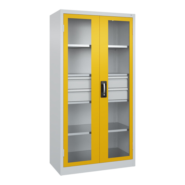 C+P Schwerlastschrank Acurado Pro 1950 x 1000 x 500 mm 7035/1004