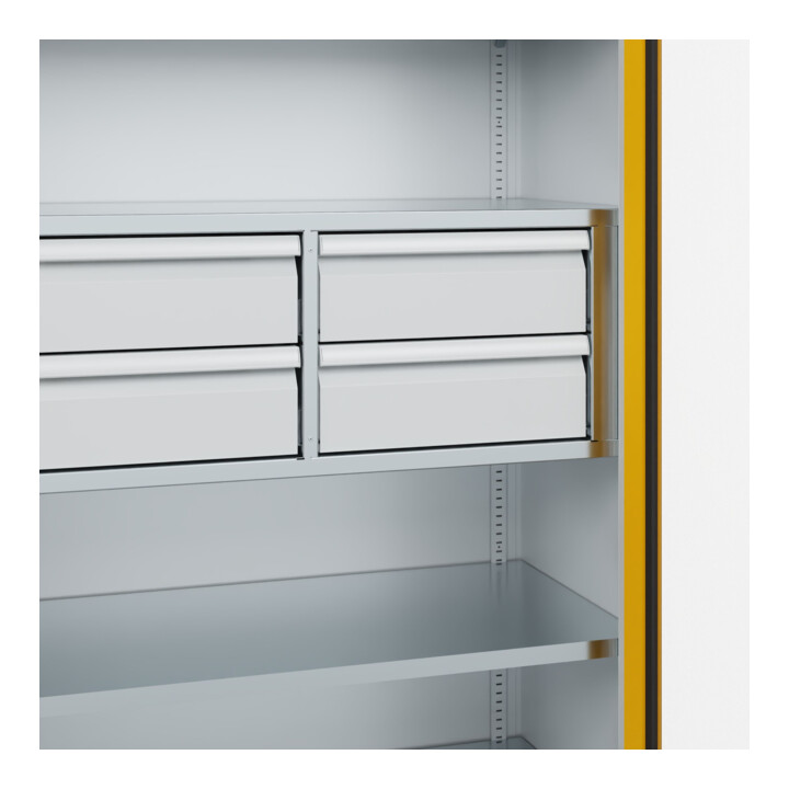C+P Schwerlastschrank Acurado Pro 1950 x 1000 x 500 mm 7035/1004
