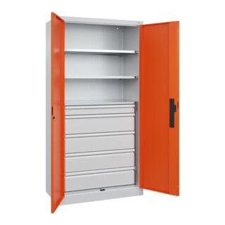 C+P Schwerlastschrank Acurado Pro 1950 x 1000 x 500 mm 7035/2004