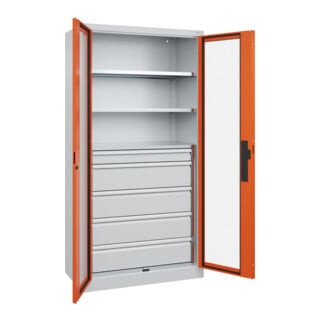 C+P Schwerlastschrank Acurado Pro 1950 x 1000 x 500 mm 7035/2004
