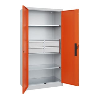 C+P Schwerlastschrank Acurado Pro 1950 x 1000 x 500 mm 7035/2004