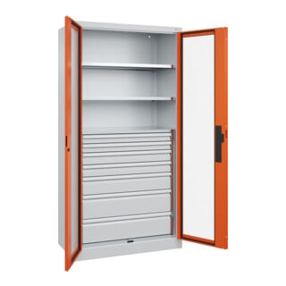 C+P Schwerlastschrank Acurado Pro 1950 x 1000 x 500 mm 7035/2004