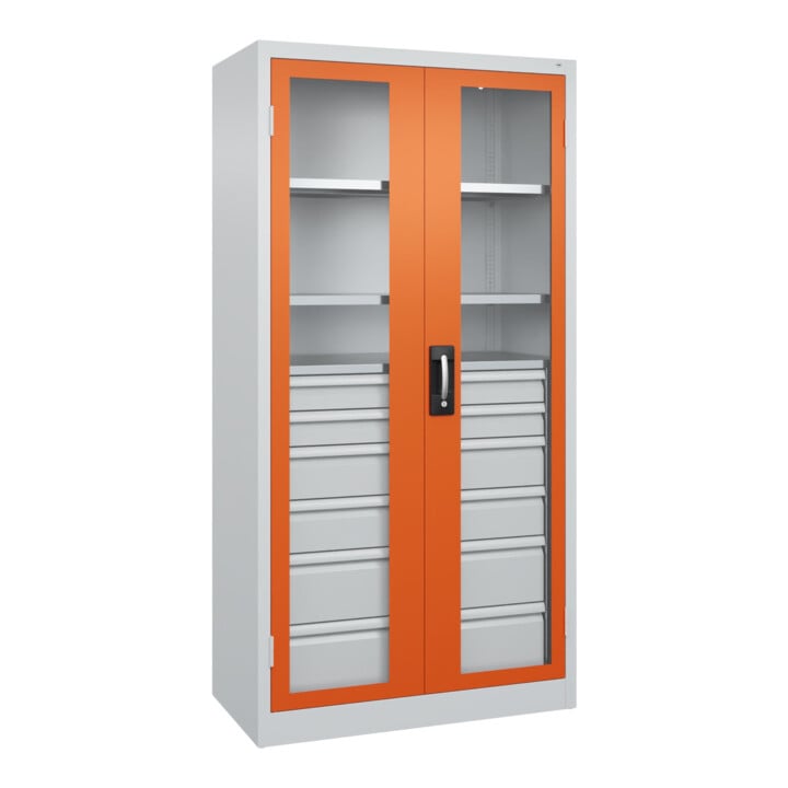 C+P Schwerlastschrank Acurado Pro 1950 x 1000 x 500 mm 7035/2004