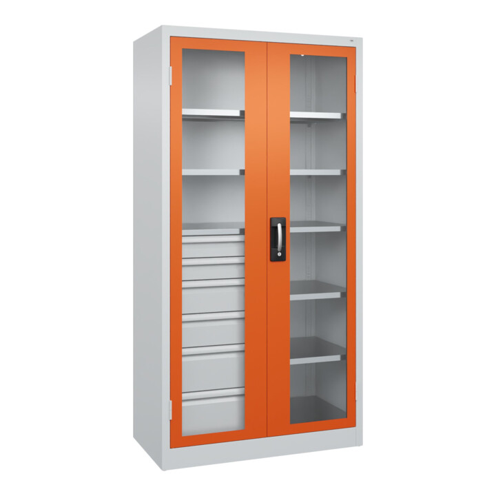 C+P Schwerlastschrank Acurado Pro 1950 x 1000 x 500 mm 7035/2004