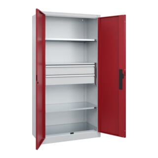 C+P Schwerlastschrank Acurado Pro 1950 x 1000 x 500 mm 7035/3003