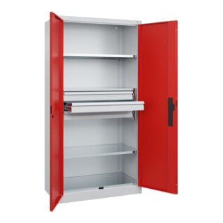 C+P Schwerlastschrank Acurado Pro 1950 x 1000 x 500 mm 7035/3020