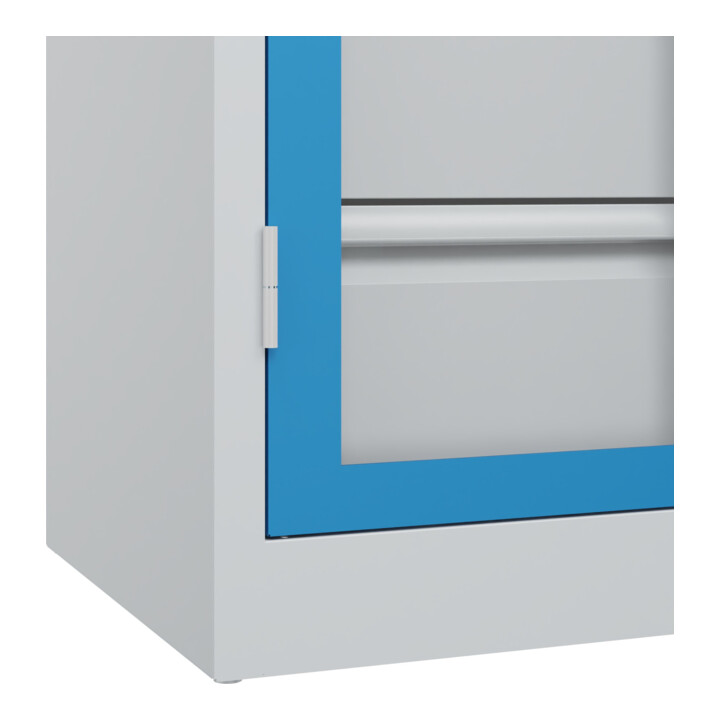 C+P Schwerlastschrank Acurado Pro 1950 x 1000 x 500 mm 7035/5012