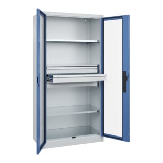 C+P Schwerlastschrank Acurado Pro 1950 x 1000 x 500 mm 7035/5023