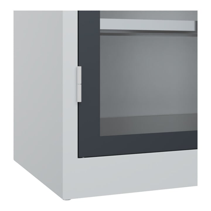 C+P Schwerlastschrank Acurado Pro 1950 x 1000 x 500 mm 7035/7016
