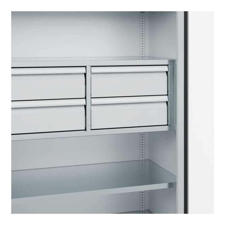 C+P Schwerlastschrank Acurado Pro 1950 x 1000 x 500 mm 7035/7035