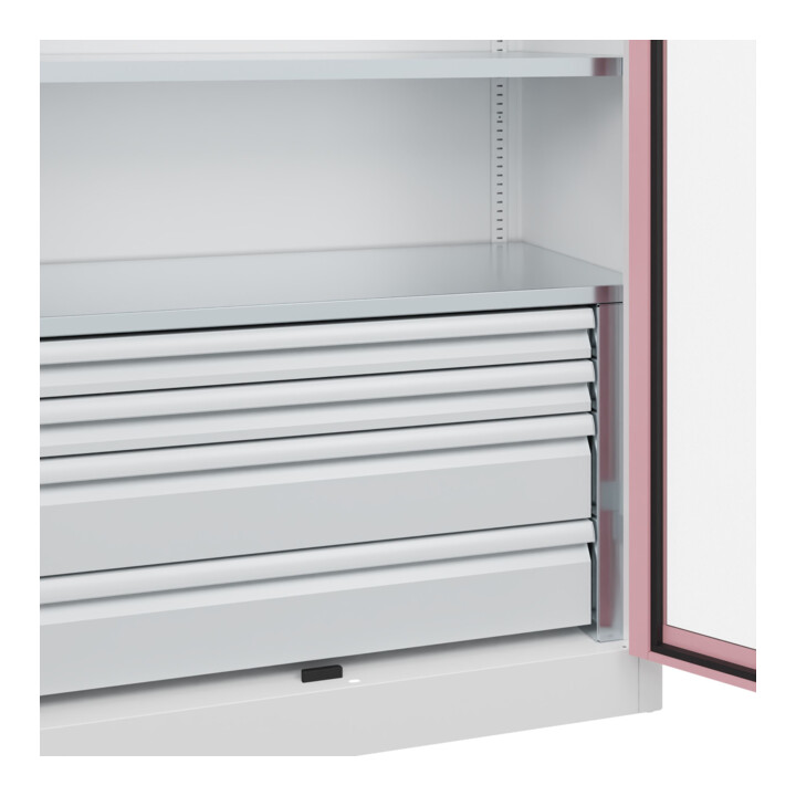 C+P Schwerlastschrank Acurado Pro 1950 x 1000 x 500 mm 9016/3015