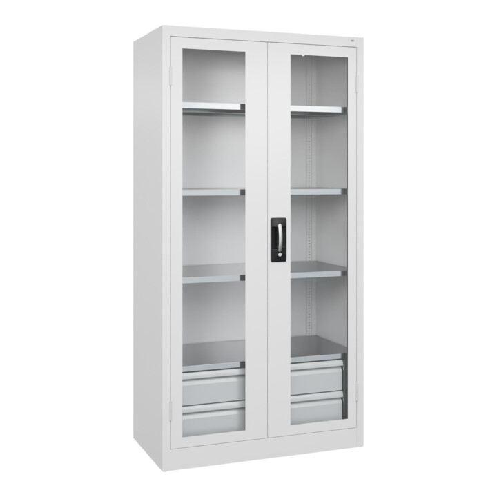 C+P Schwerlastschrank Acurado Pro 1950 x 1000 x 500 mm 9016/9016
