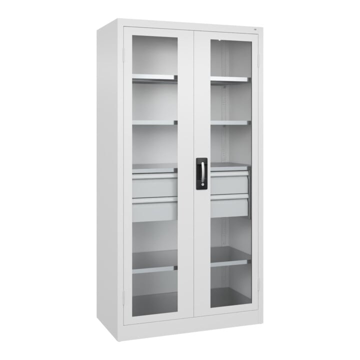 C+P Schwerlastschrank Acurado Pro 1950 x 1000 x 500 mm 9016/9016