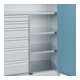C+P Schwerlastschrank Acurado Pro 1950 x 1000 x 500 mm lichtgrau/blau