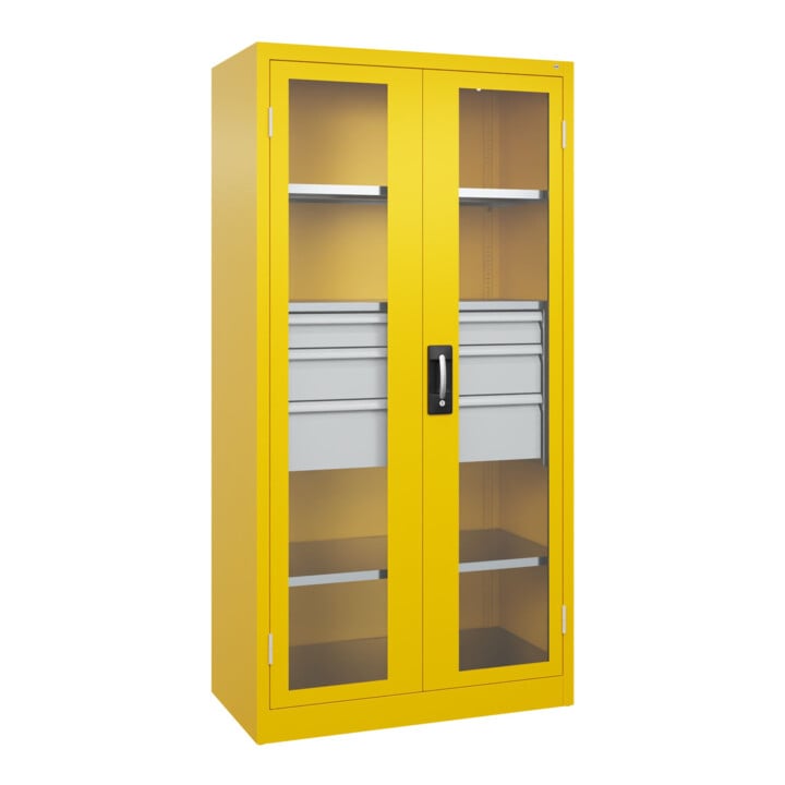 C+P Schwerlastschrank Acurado Pro 1950 x 1000 x 500 mm mit Schubladen
