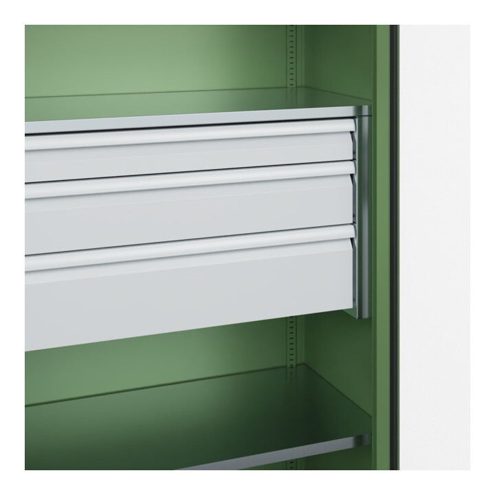 C+P Schwerlastschrank Acurado Pro 1950 x 1000 x 500 mm mit Schubladen