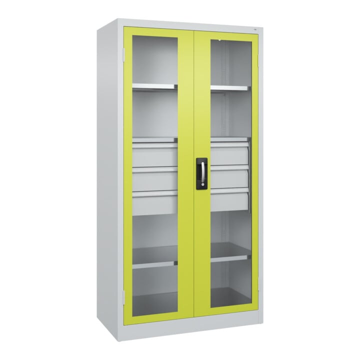 C+P Schwerlastschrank Acurado Pro 1950 x 1000 x 500 mm mit Schubladen